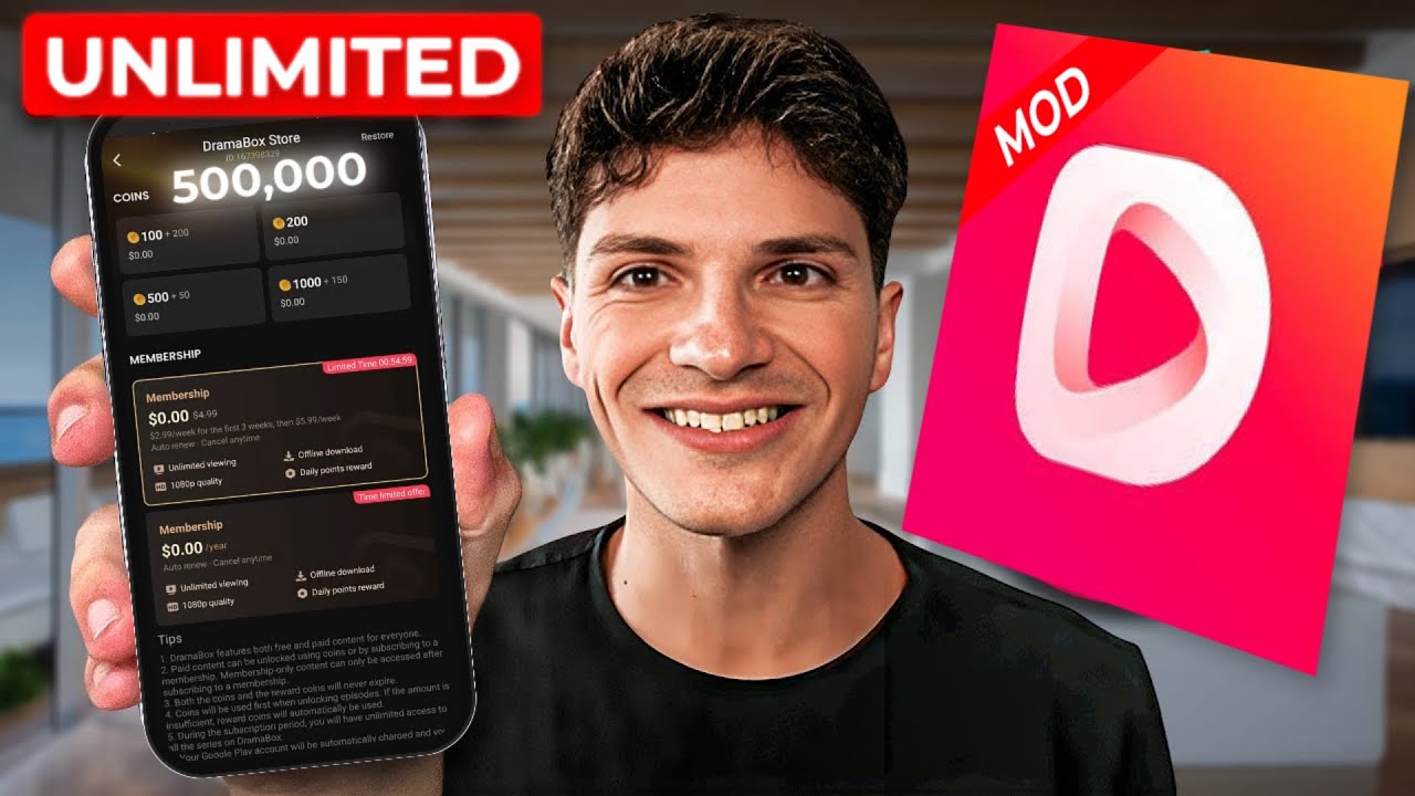DramaBox Free Coins ✅ 2026 - How I Got Free 50,000 DramaBox Coins & Premium on iOS/Android