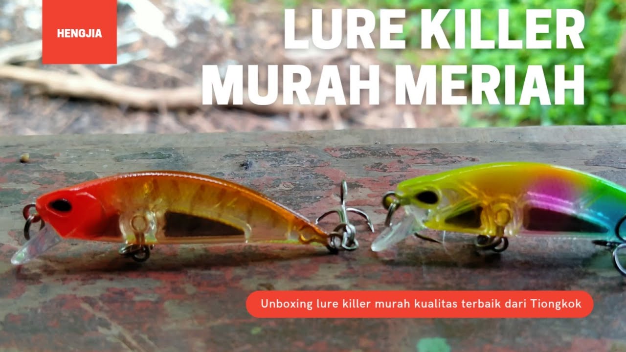 Unboxing Lure Killer Minnow Murah Berkualitas Produk Hengjia