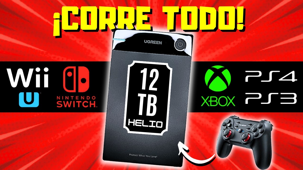 💥 Éste DISCO de 12TB emula TODO! - PlayStation Xbox Switch - Super Game HDD 12TB - Kinhank Review