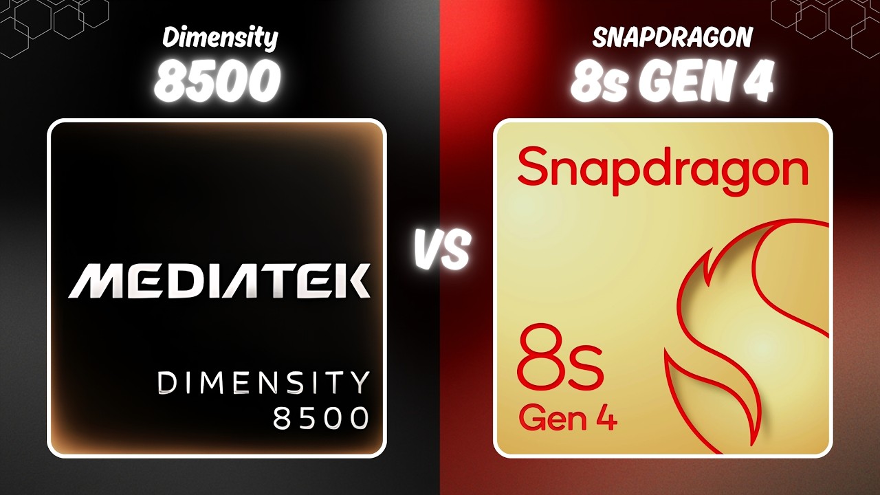 MediaTek Dimensity 8500 vs Snapdragon 8s Gen 4 | Full Comparison