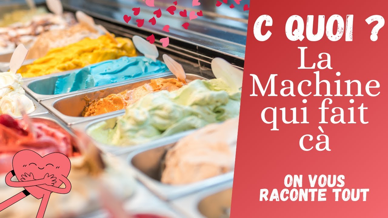 C'est quoi la machine qui fait cette glace incroyable ? 🍦