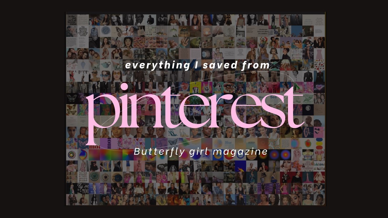 My pinterest moodboard for 2024