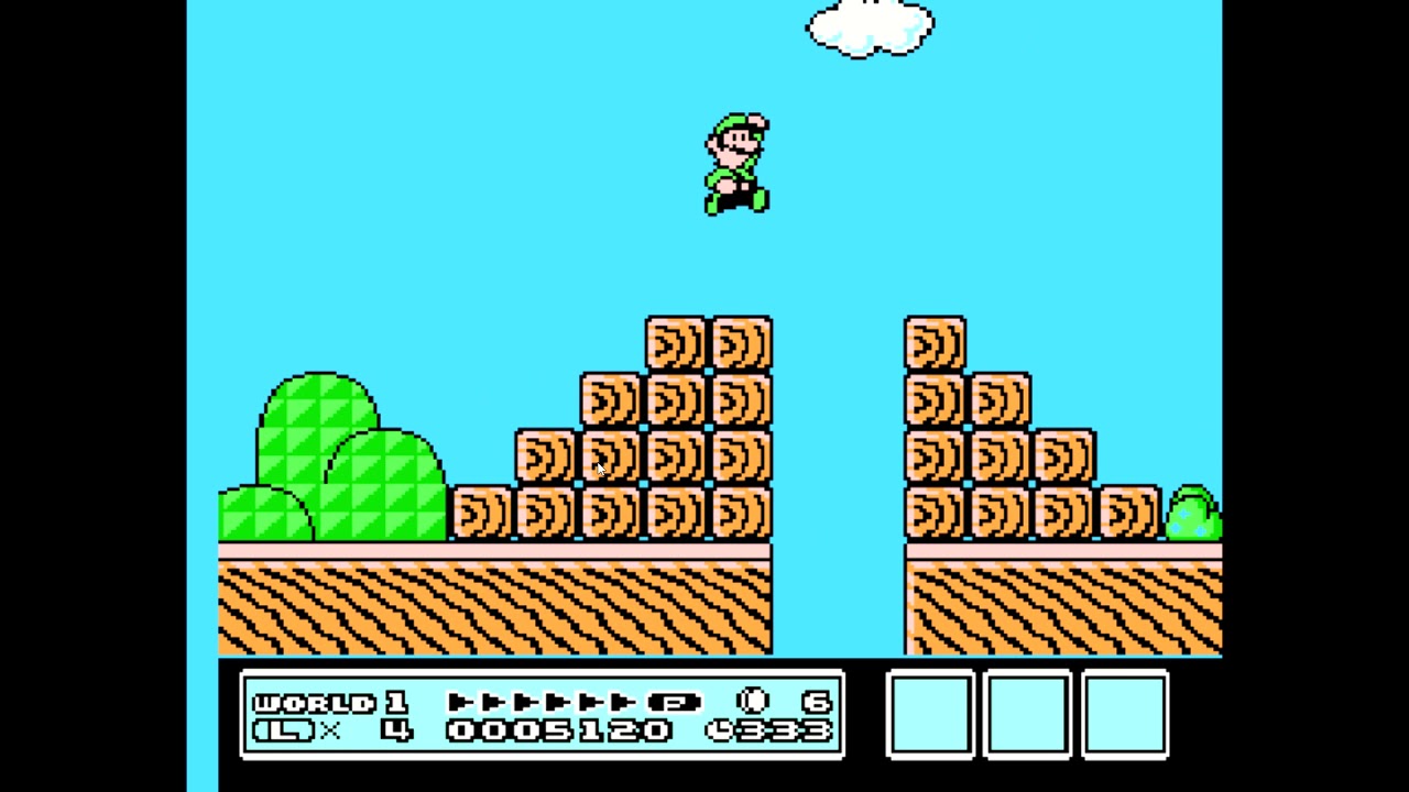 jugando SUPER MARIO BROS 3 MIX