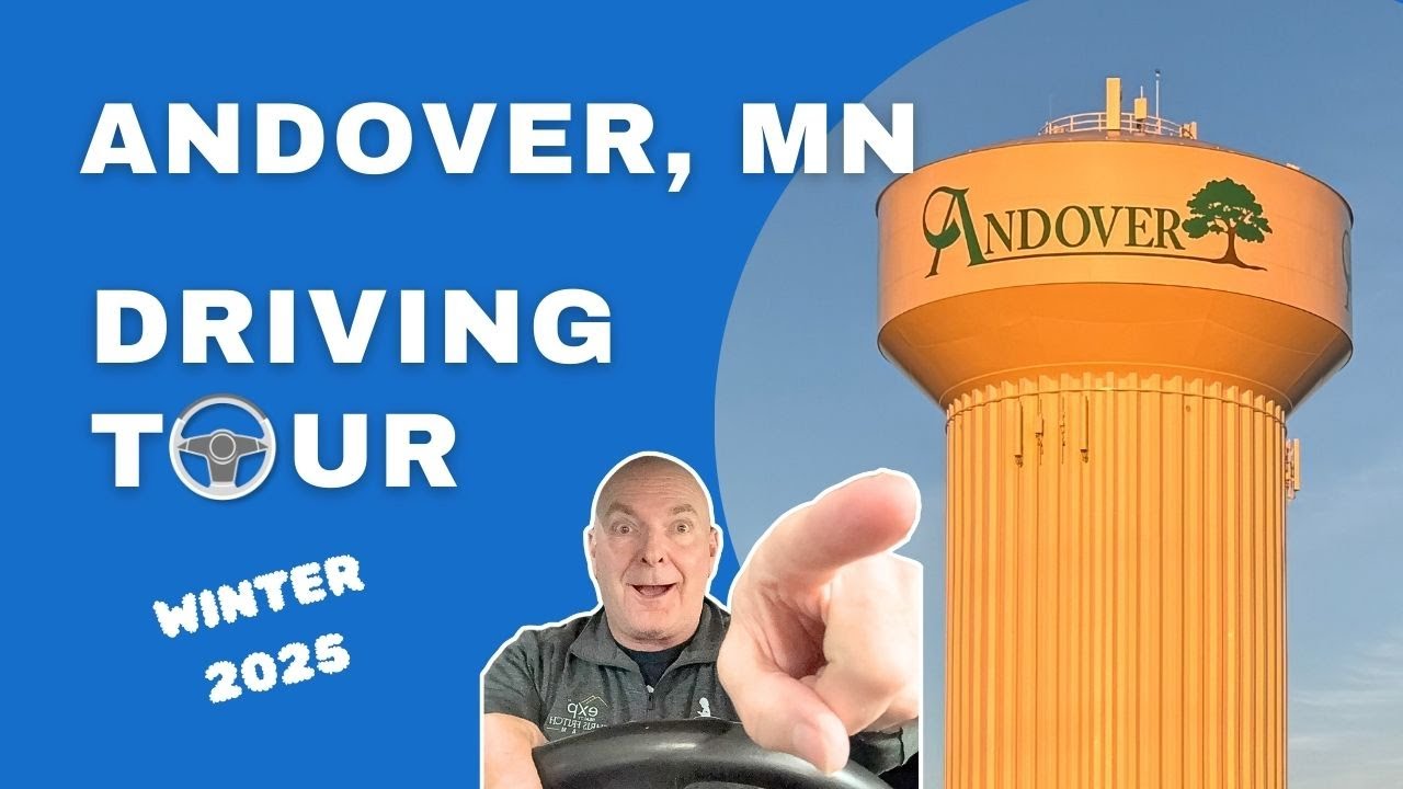 Andover Minnesota:  Winter Driving Tour of Andover, MN