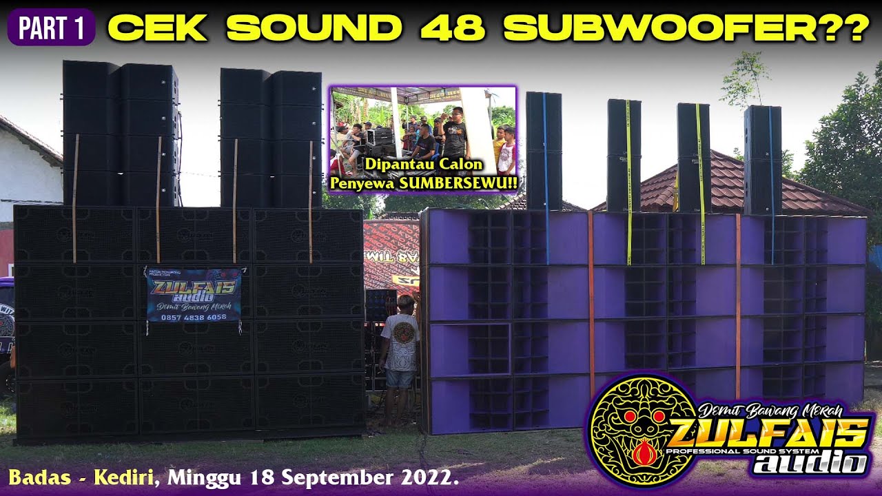 PART 1 - Zulfais Audio Check Sound Dipantau Calon Penyewa SUMBESEWU!!!