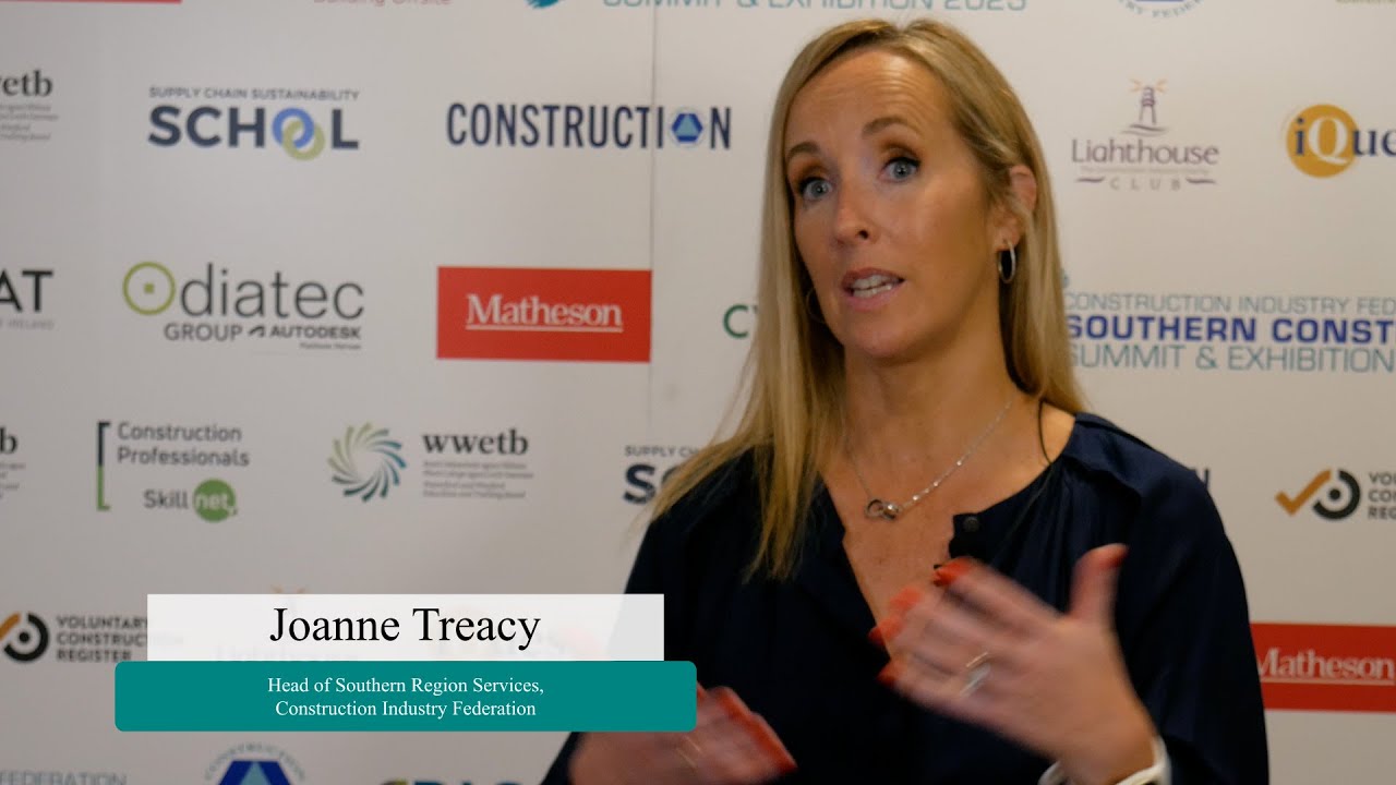 CIF Southern Construct Summit 2023 | Charting the Future of Construction in Cork with Joanne Treacy