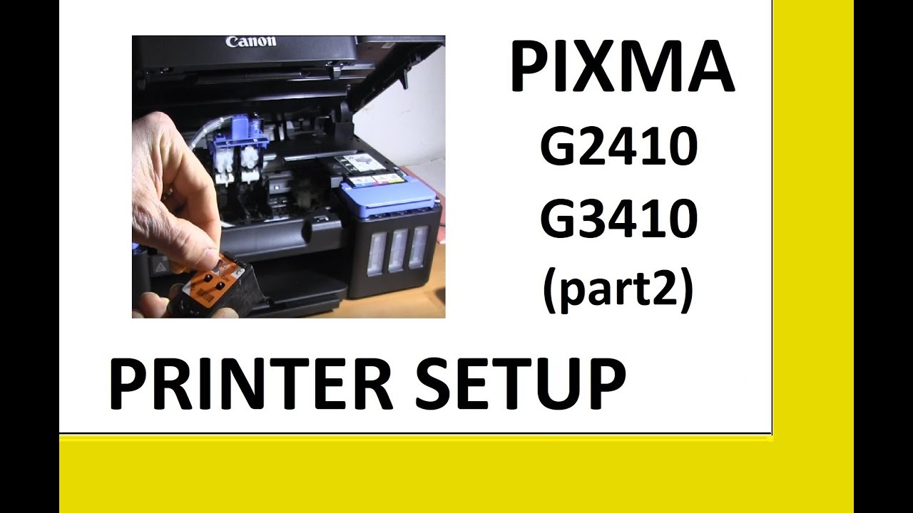 PIXMA G2010 G2410 G2411 G2415 G2510 G3010 G3410 G3411 G3415 G3510 (часть 2) — Настройка принтера