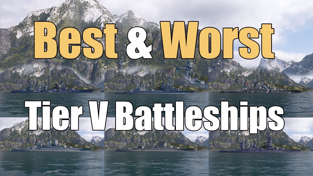 Best & Worst Tier V Battleships | World of Warships Legends | 4k | Xbox Series X PS4 PS5