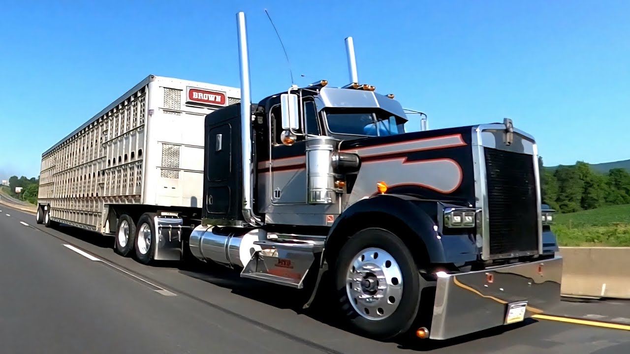 BIG RIG ADDICTION'S - A Truck FEAST Of Perfect Work Truck's - Truck Spotting PA - #kenworth #Diesel