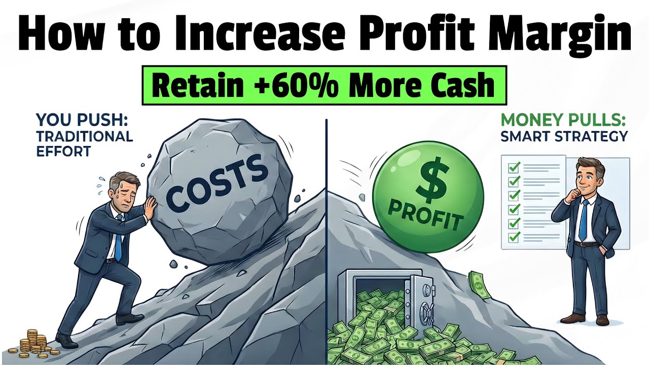 How to Increase PROFIT Margin Without Increasing SALES (Retain 60% More Cash)
