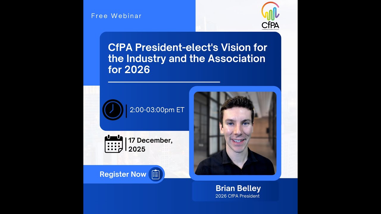 CfPA President-elect's Vision for the Industry and the Association for 2026