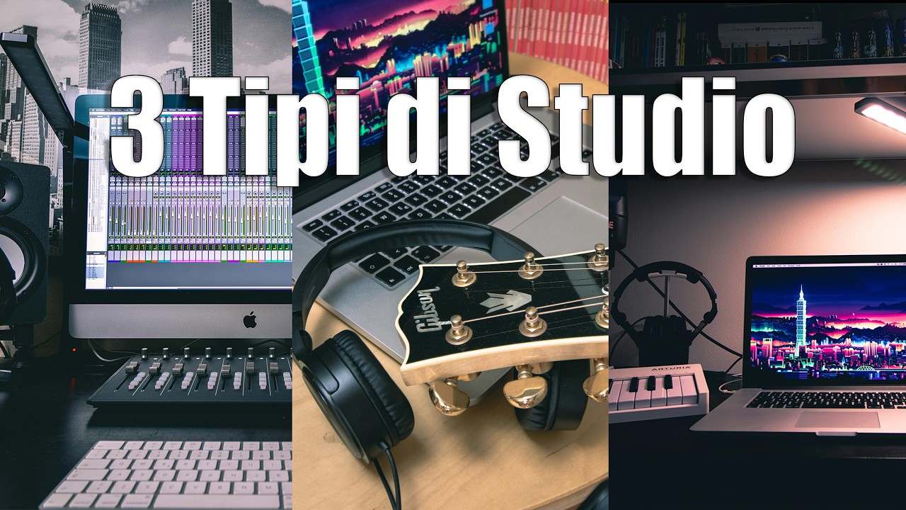 Tre Tipologie di Studio di Registrazione per Produrre Musica in Autonomia