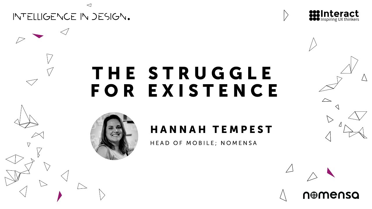 The Struggle for Existence | Hannah Tempest talk video