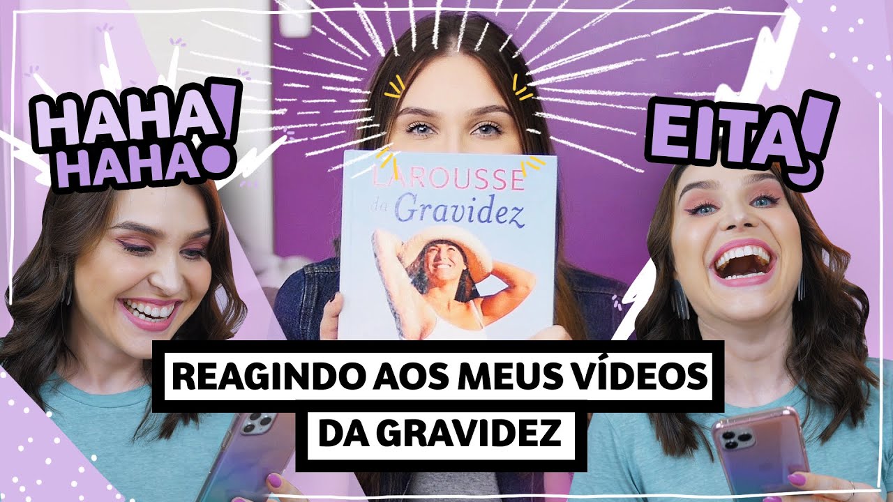 REAGINDO aos meus DIÁRIOS DA GRAVIDEZ! | Lu Ferreira | Chata de Galocha