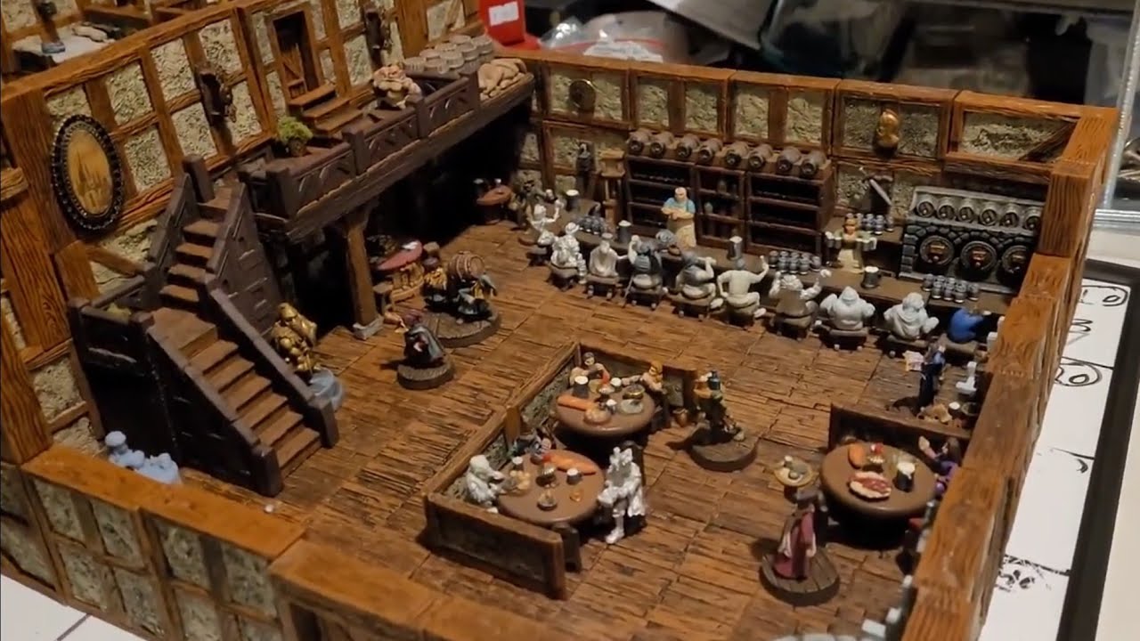 Warlock Tiles II d&d tavern inn update!