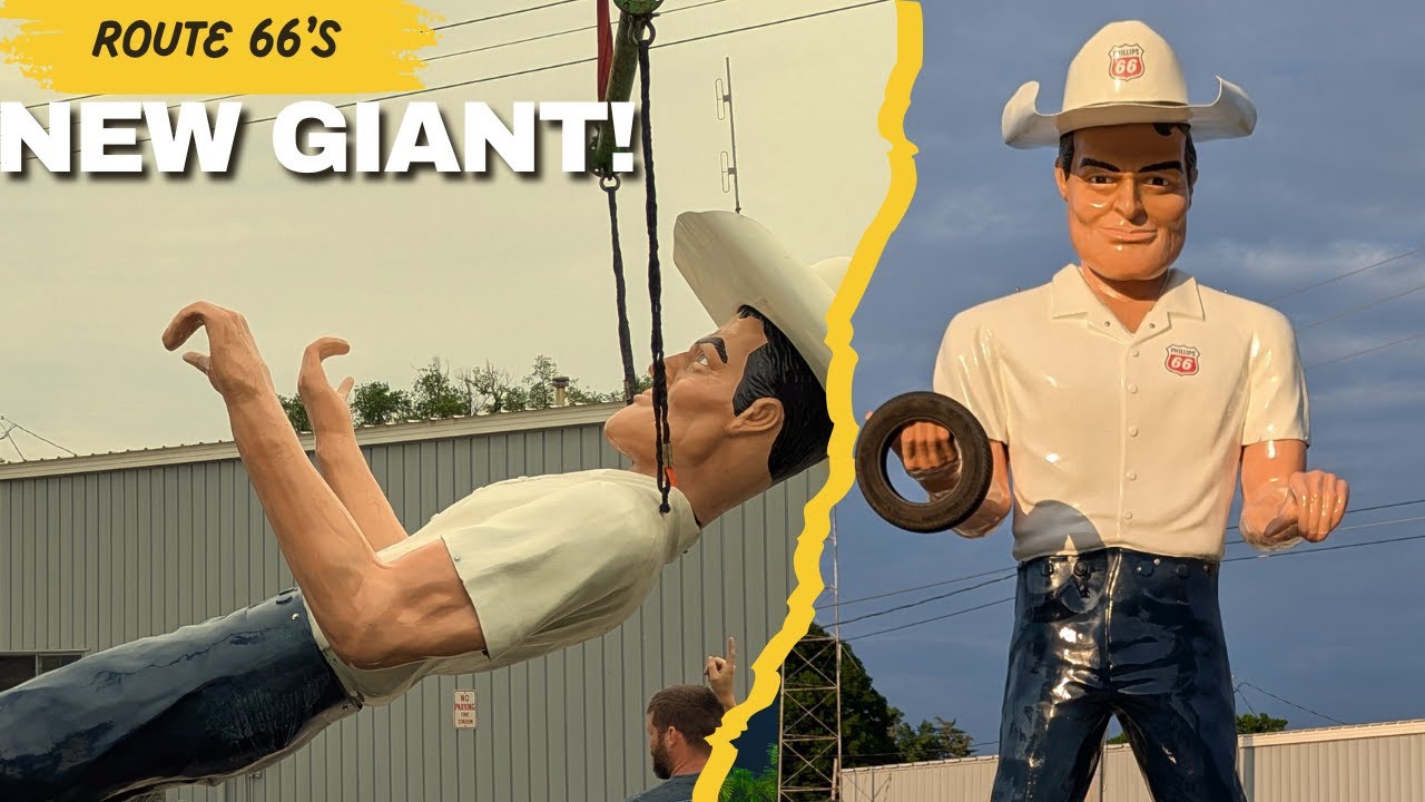 Route 66's Newest Giant! American Giants Museum Memorial Weekend Bash