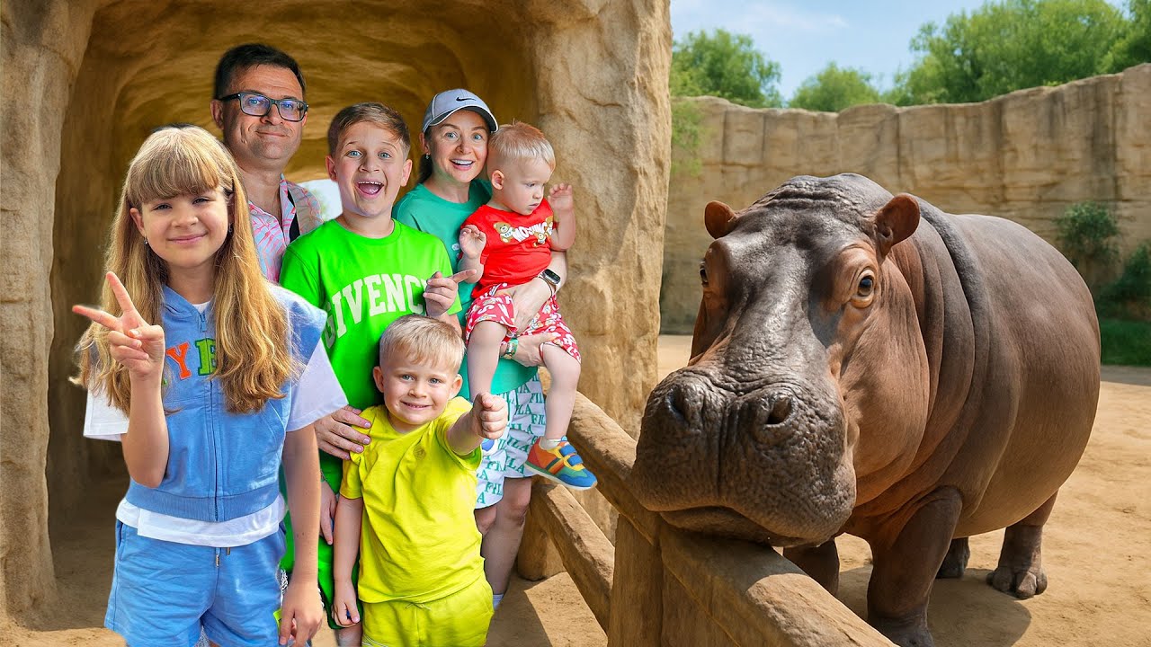 La Famiglia di Diana e Roma in Avventura allo Zoo Emirates di Abu Dhabi!