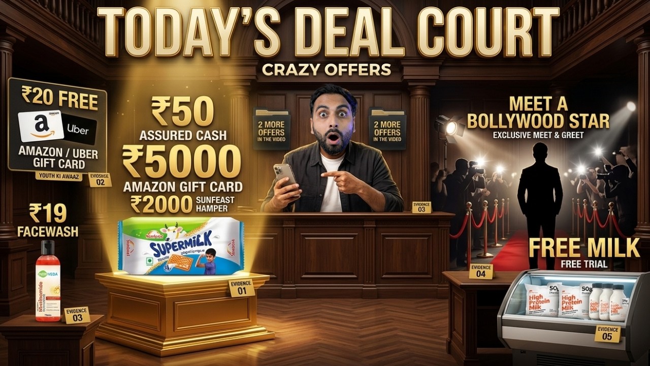 Sunfeast Assured Rs.50 Cashback | FREE Amazon Uber GV | Rs.19 Facewash | FREE Milk | 7 Loots