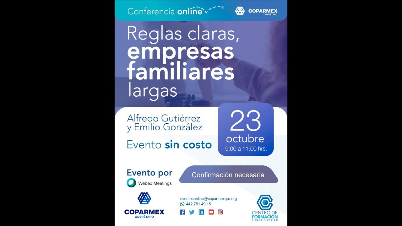 Coparmex & ActionCOACH webinar para Empresas Familiares