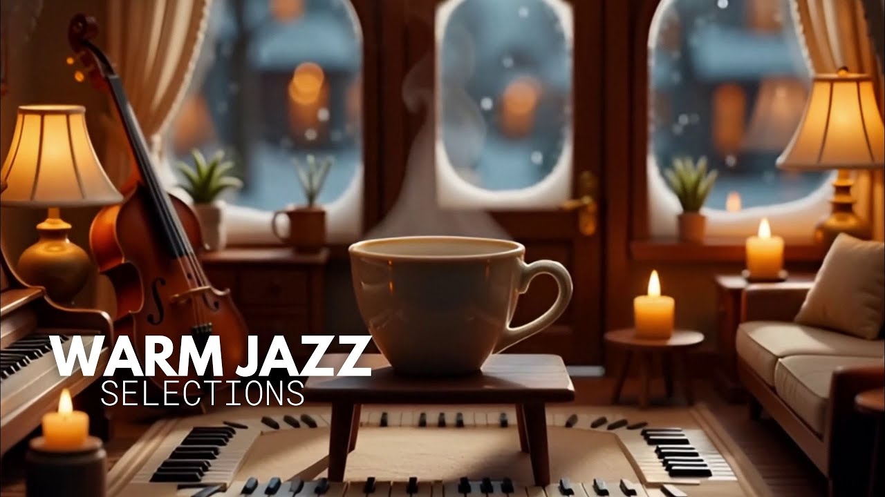 Cozy Jazz Evening for Focus, Relax & Calm ☕ Warm Jazz to Unwind