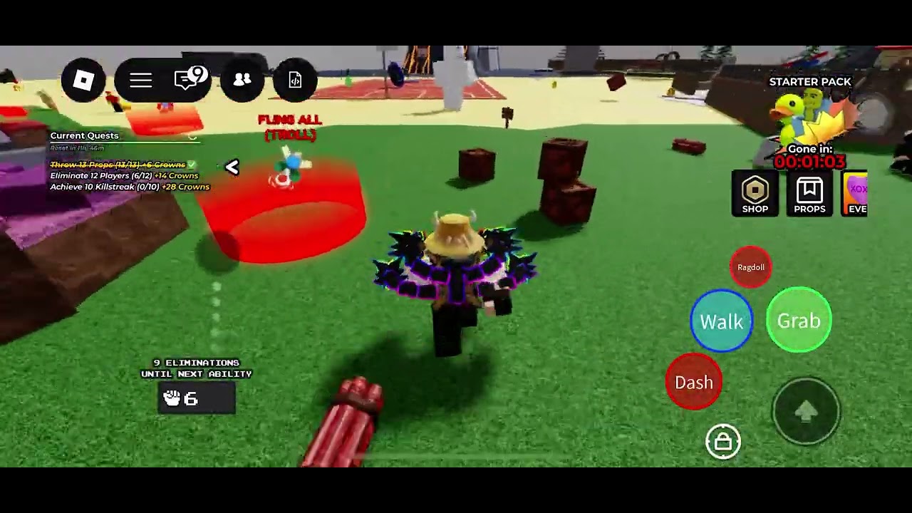 Playing grab Roblox 