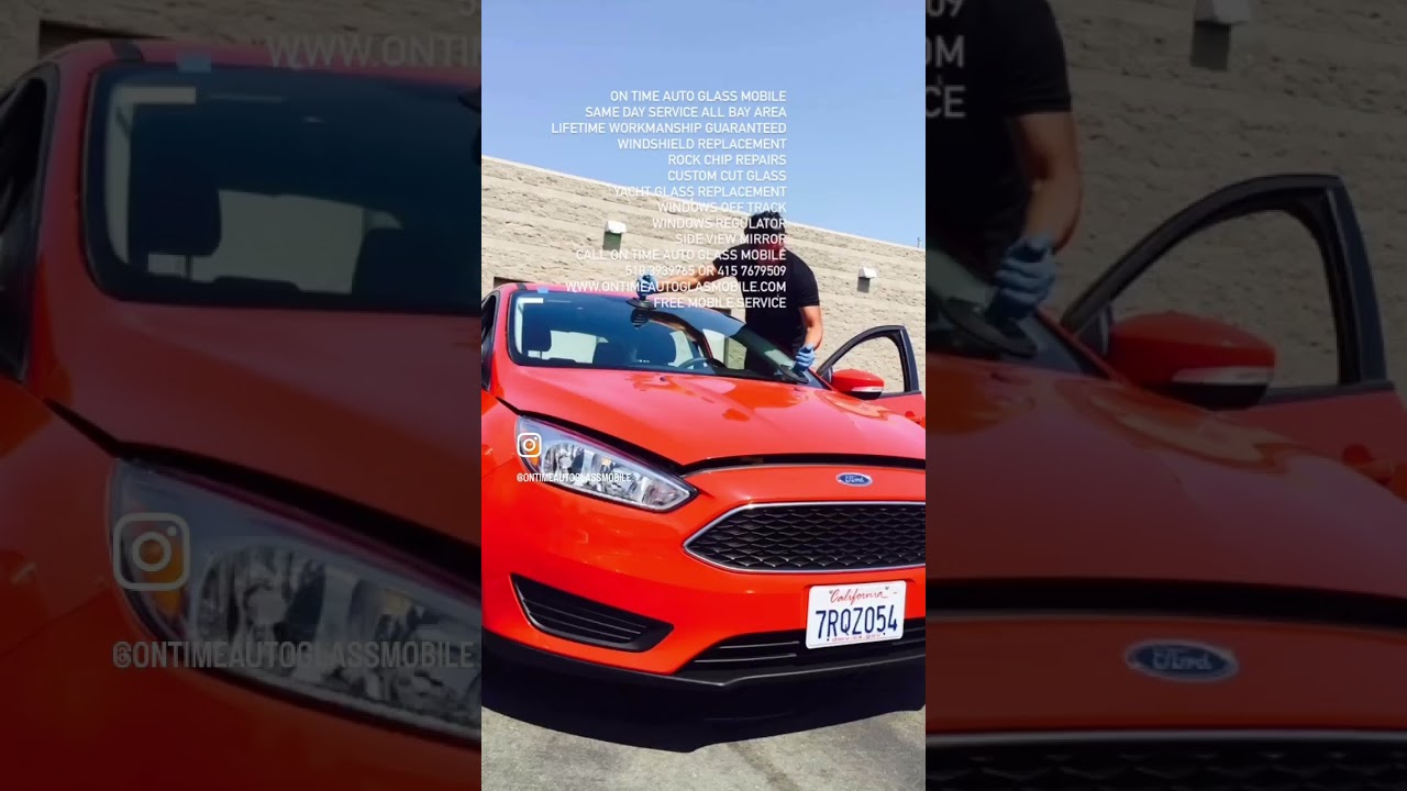 Window glass repair service, broken window San Francisco  #bayarea #bay #russianhill #car