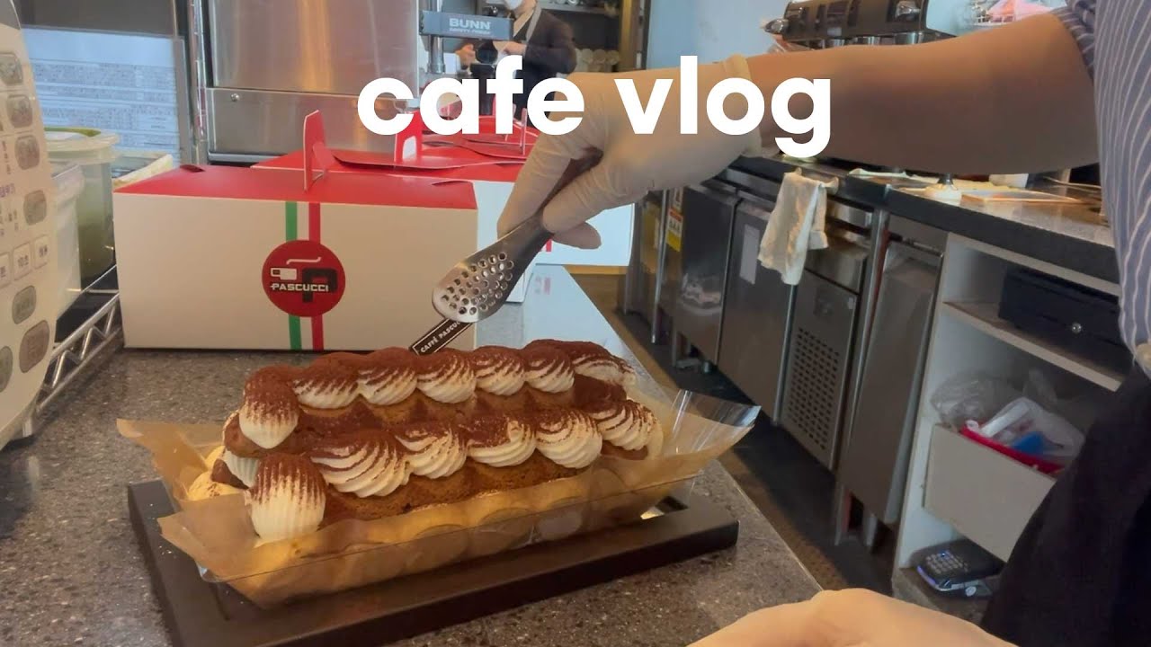 Eng) 이 시국에 케이크 단체주문은 The love...❤️ 크리스마스 카페 노동 (cafe vlog)