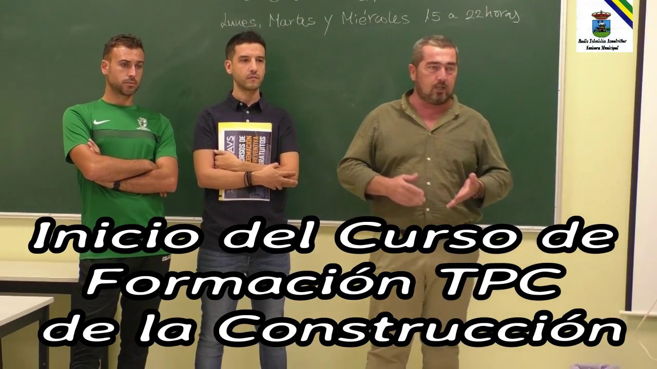 Inicio curso de Formación TPC de la Construcción