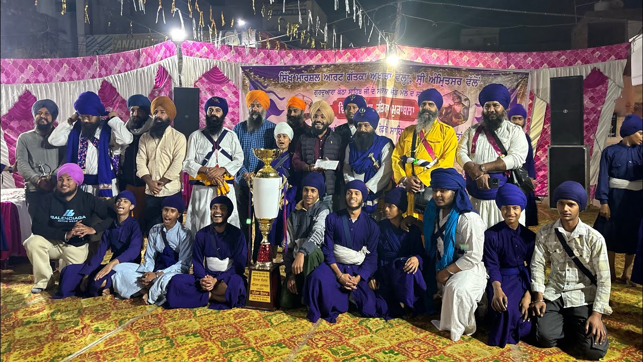 Gatka competition Vallah 1st prize🥇#fun #like #travel #comment #subscribe #sports #amritsar 