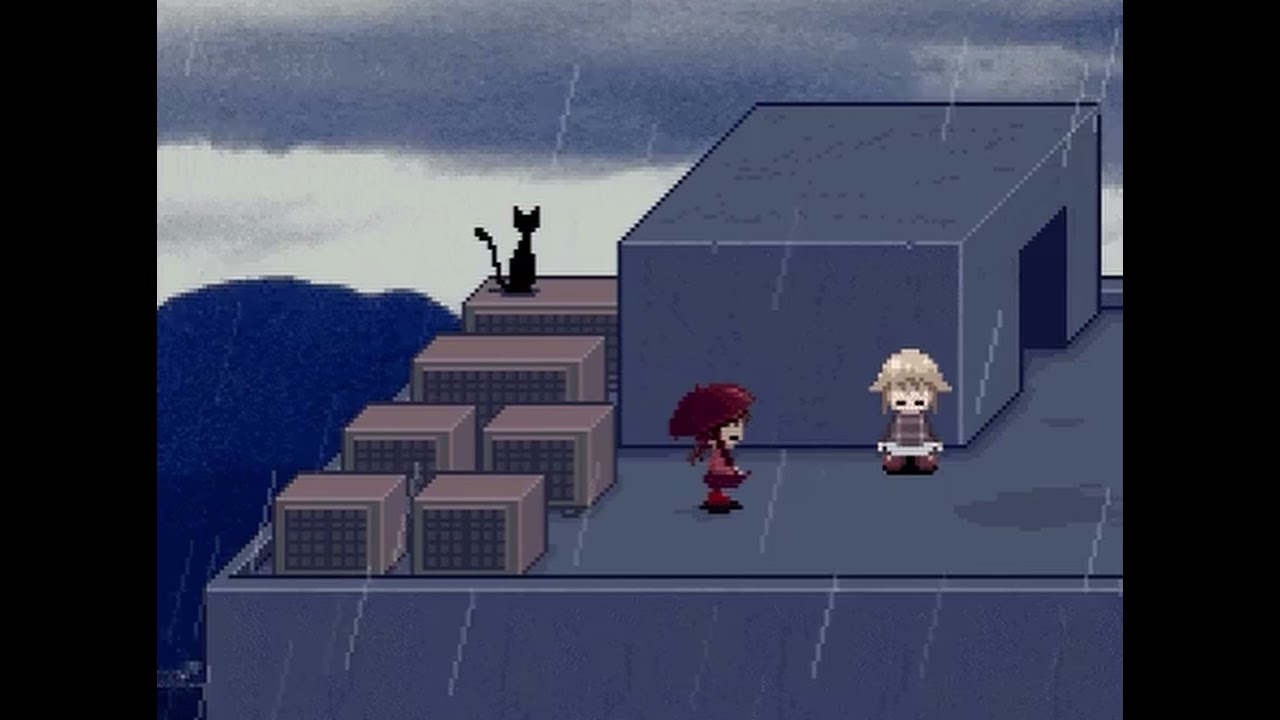 ⁺₊ yume nikki & yume 2kki - 1 hour of soothing ambiance | found myself in the rain ₊⁺
