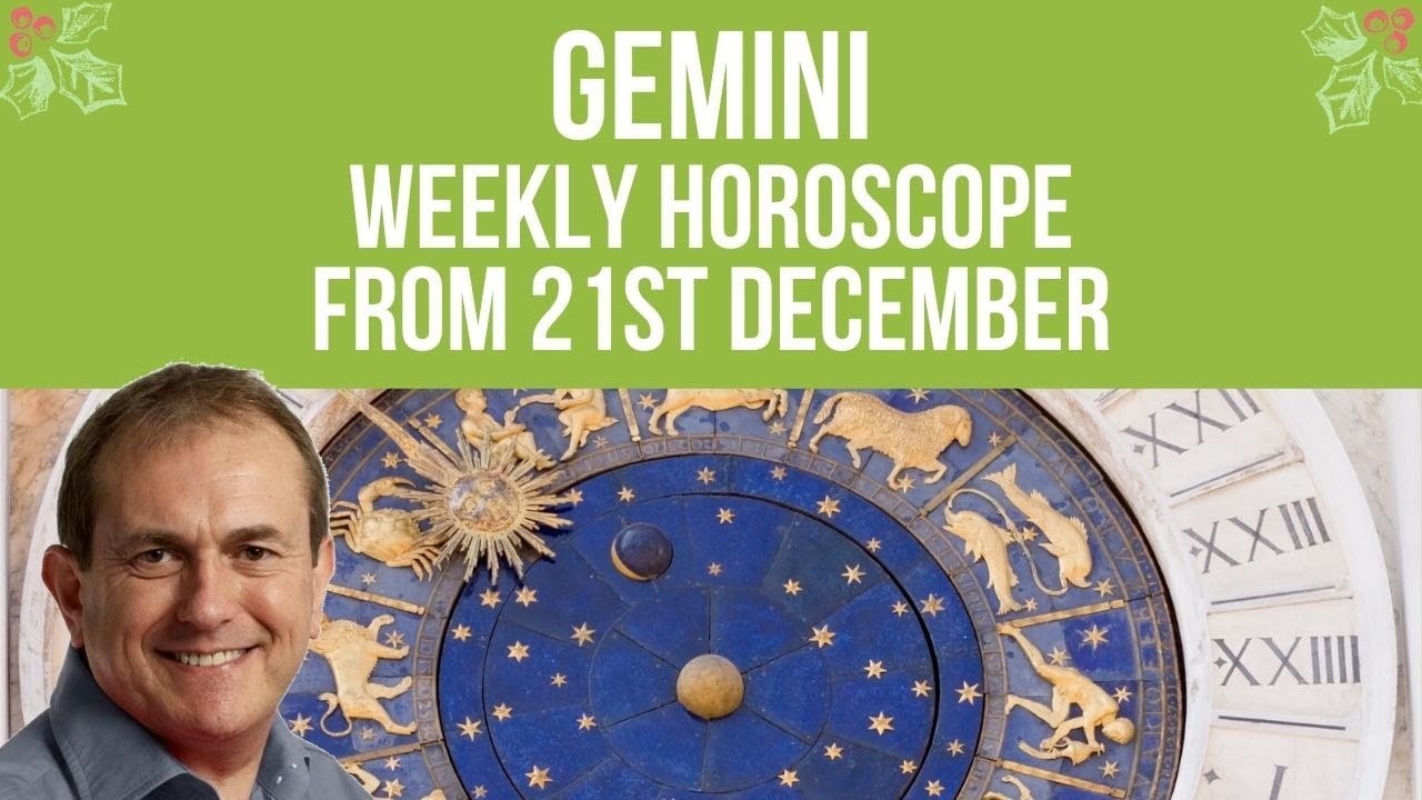 Gemini Weekly Horoscope from 21st December 2020