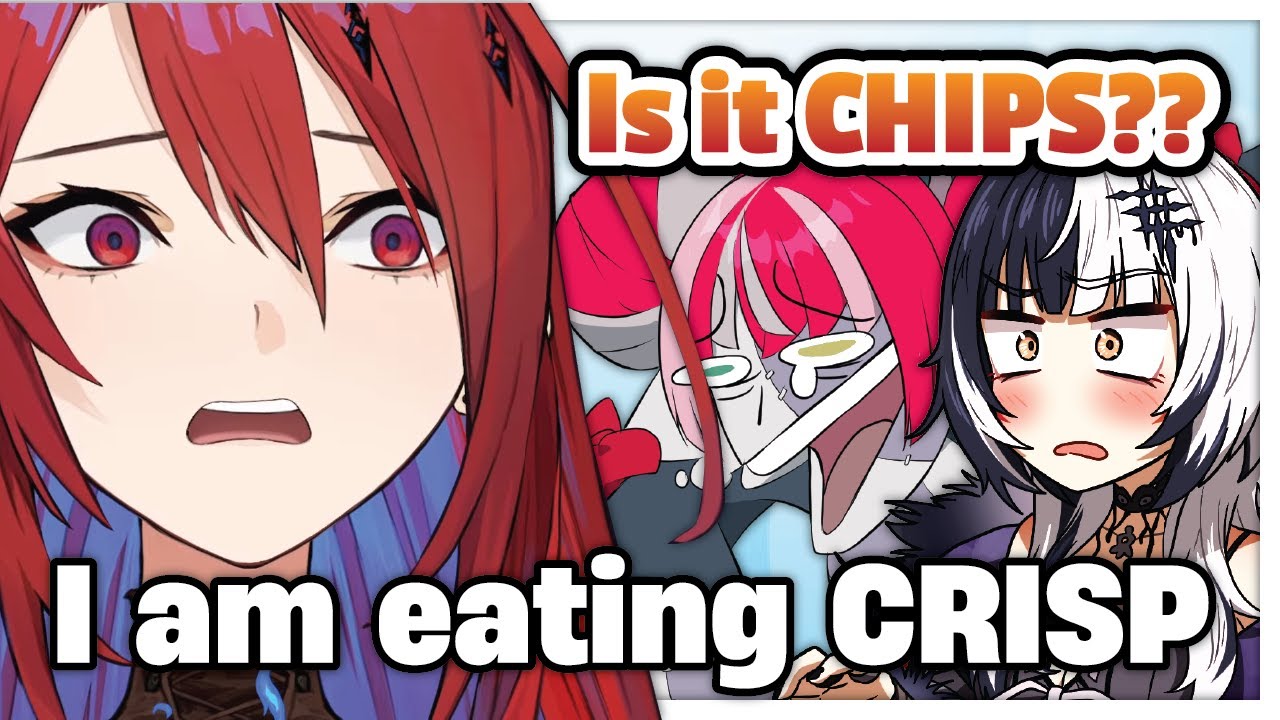 Shiori forgot that Liz is british for a moment... Its Crisp not CHIPS !!!