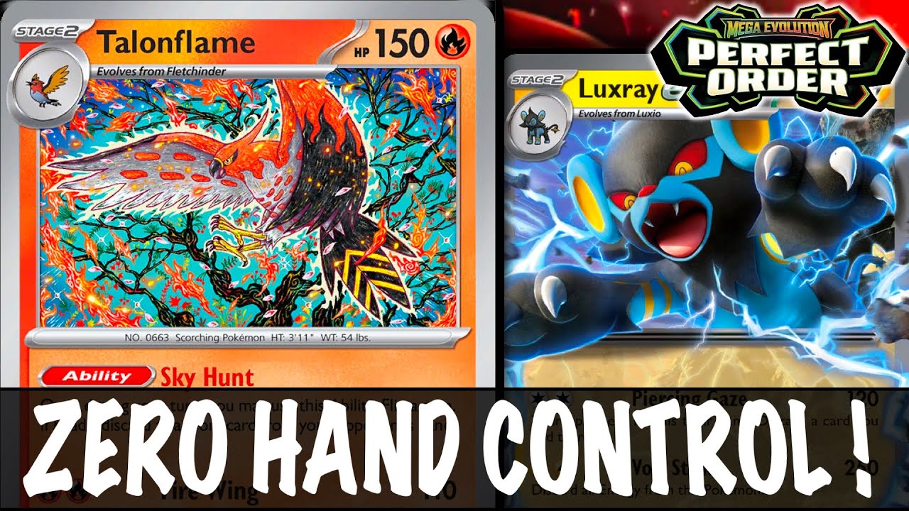 TALONFLAME: Сводим их карты к НУЛЮ каждый ход! (PERFECT ORDER) PTCG Live