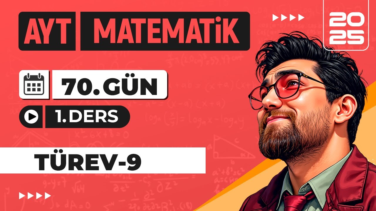 90 Günde AYT Matematik Kampı | 70.Gün 1.Video | Türev-9 | 2025 | #merthoca