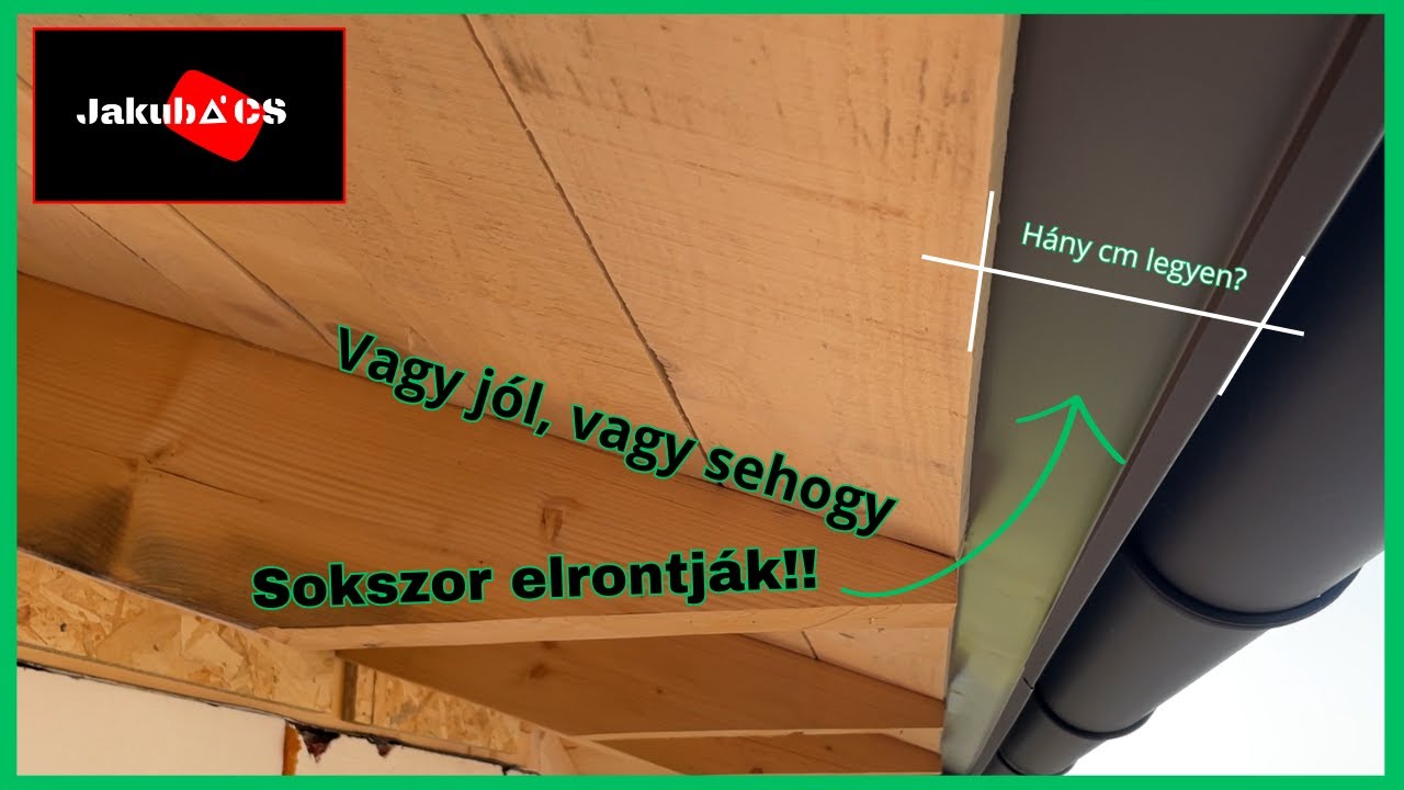 Eresszegély (cseppentőlemez) - Hova? Miért? Hogyan?