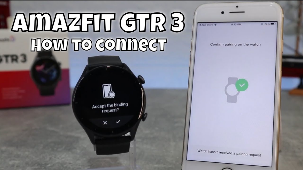 How to connect Amazfit GTR 3 to iPhone with Zepp IOS App