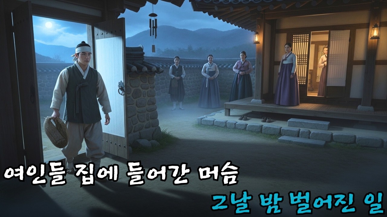 여인들만 사는 집에 들어간 머슴, 그날 밤 벌어진 일 | 야담·민담·전설·설화·옛날이야기