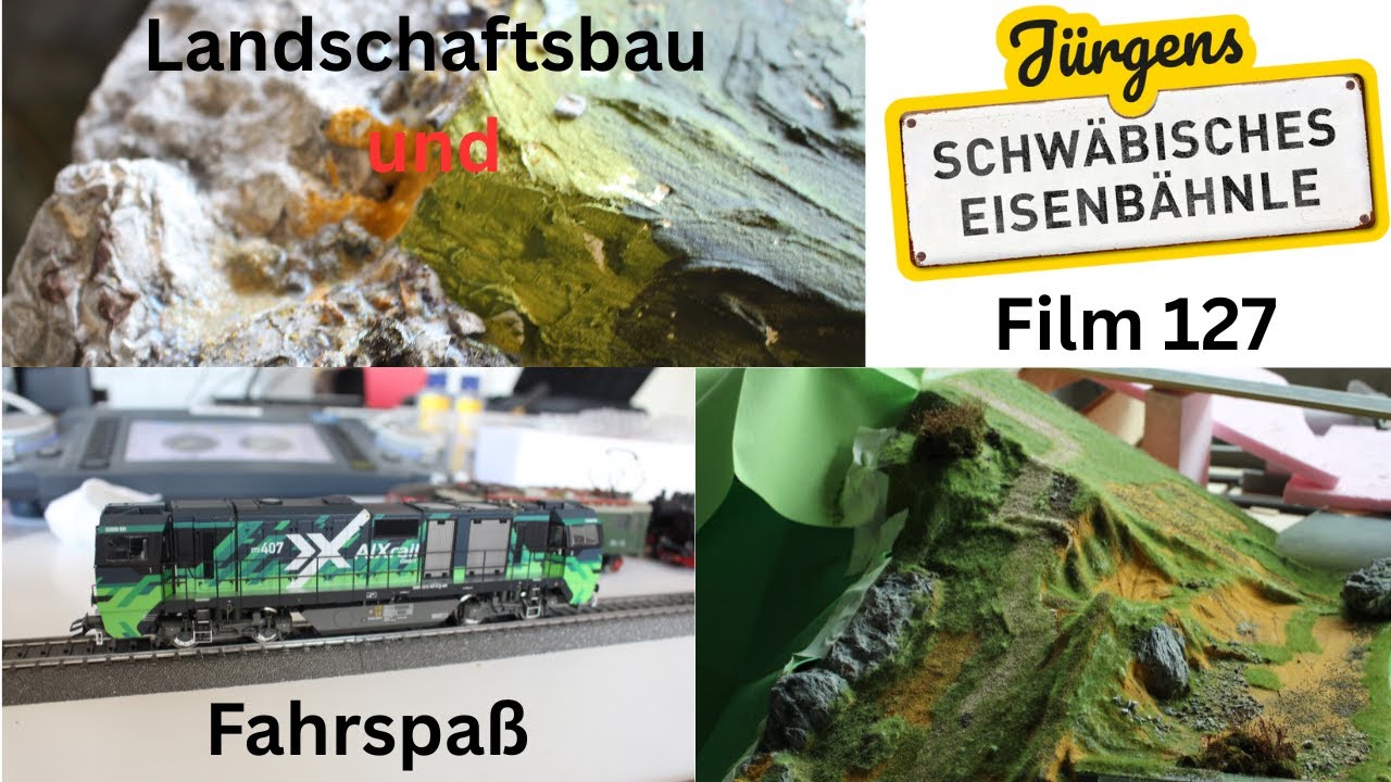 Film 127:Weiter geht es mit dem Landschaftsbau und ein kleines Fahrvideo haben wir auch dabei.