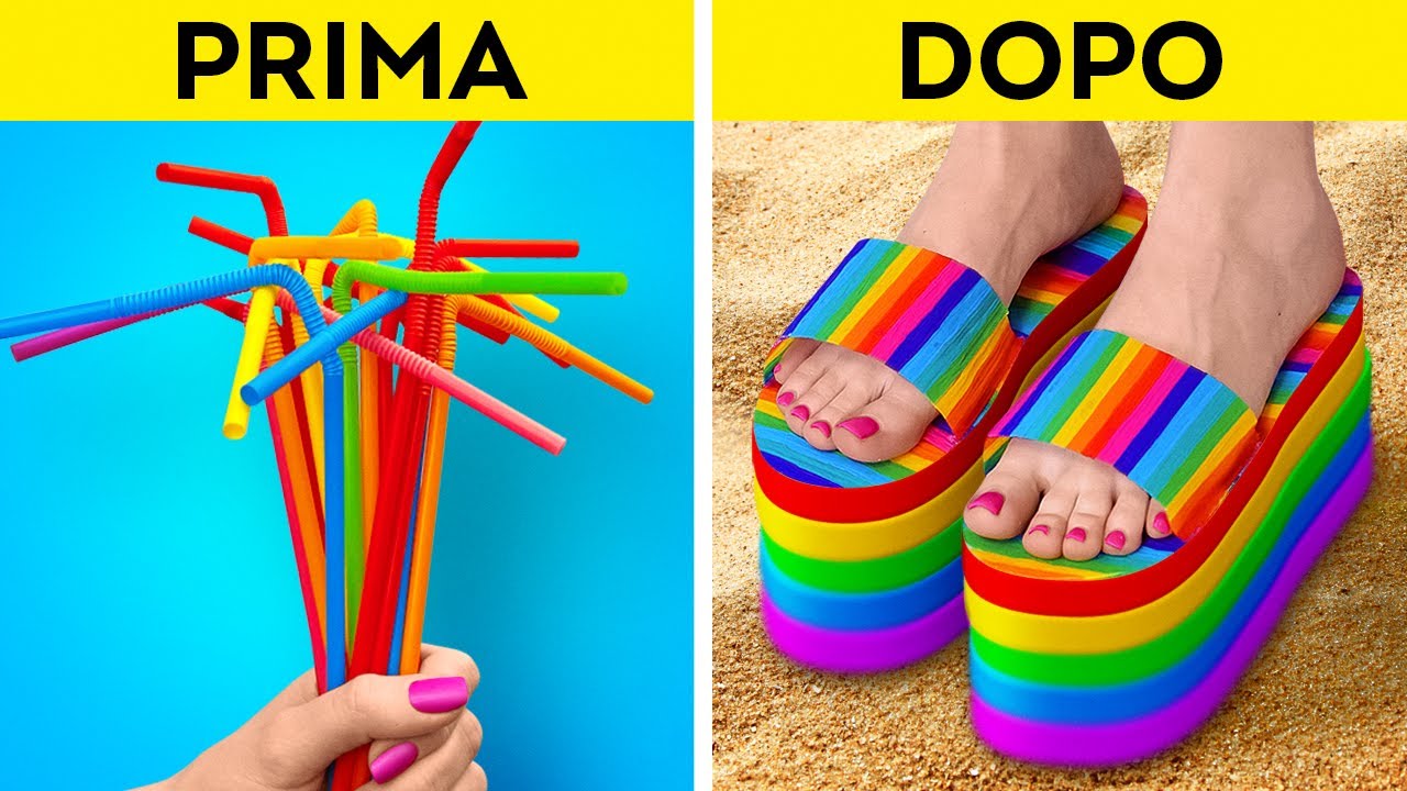 Incredibili lavoretti arcobaleno 🌈 e bricolage scolastico per la vita di tutti i giorni