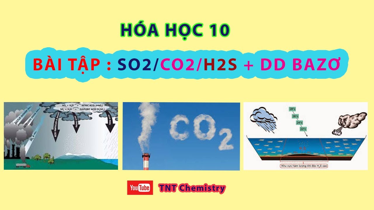 Chuy&ecirc;n đề : SO2-CO2-H2S t&aacute;c dụng với dung dịch bazơ (H&oacute;a Học 10)_TNT Nur 1