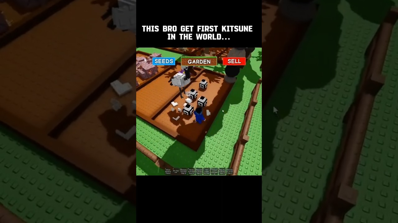 BachaBlox Get First Kitsune In The Grow a Garden 🔥 || #roblox #growagarden