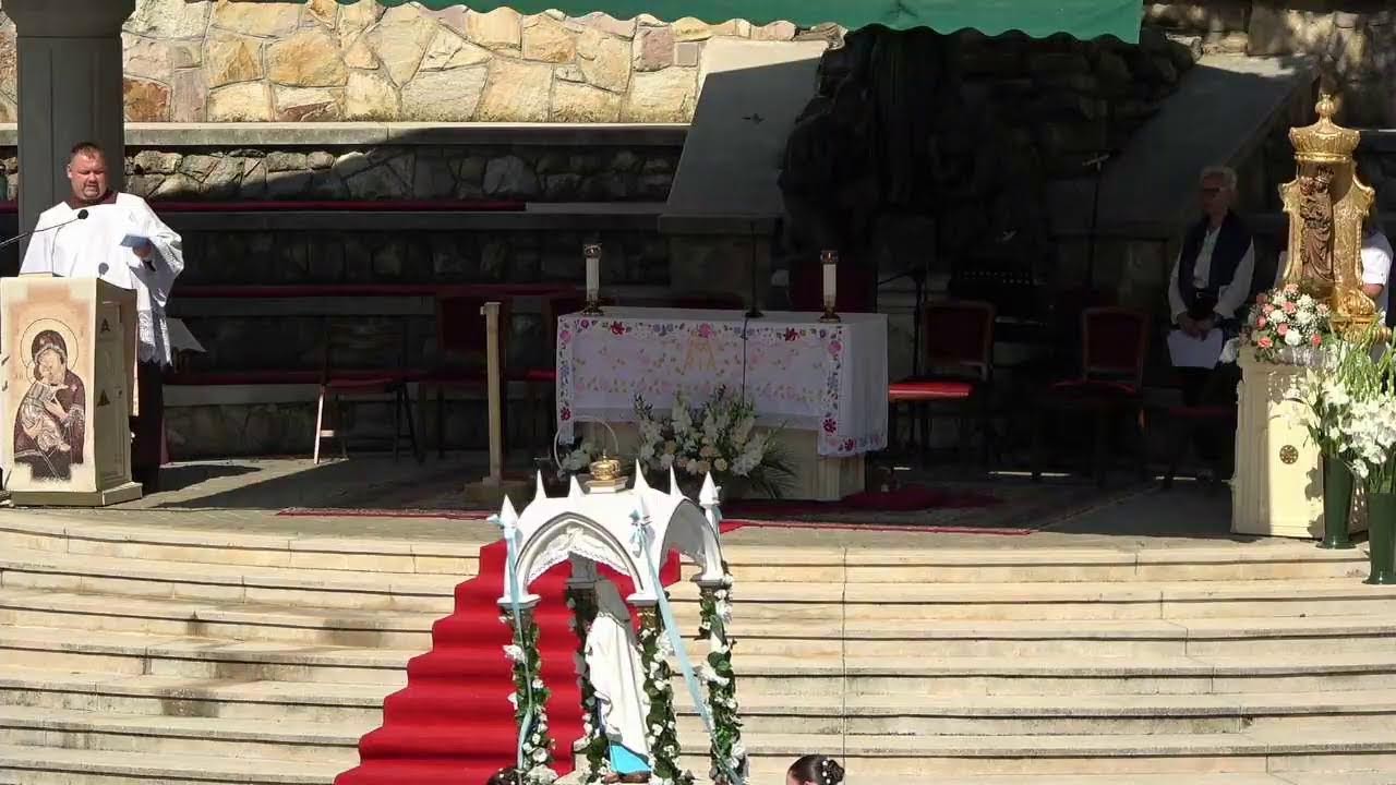 Kisboldogasszony Főbúcsú Ünnepi Szentmise és körmenet Máriabesnyőn, 2025. 09. 07. 10.00 óra