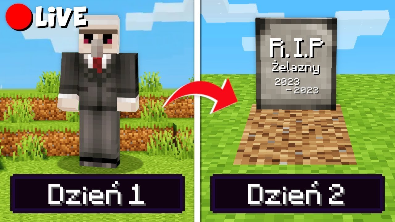 🔴 [ZAPIS LIVE] 100 DNI na MINECRAFT HARDCORE... *na żywo* 🔴