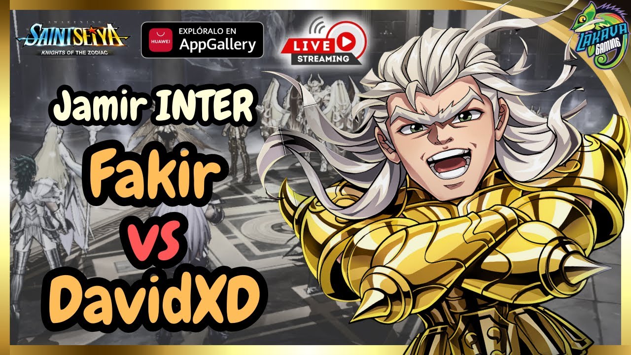 ⭕️En Vivo⭕️ FINAL INTERCONTINENTAL Fakir vs DavidXD Saint Seiya Awakening + Huawei