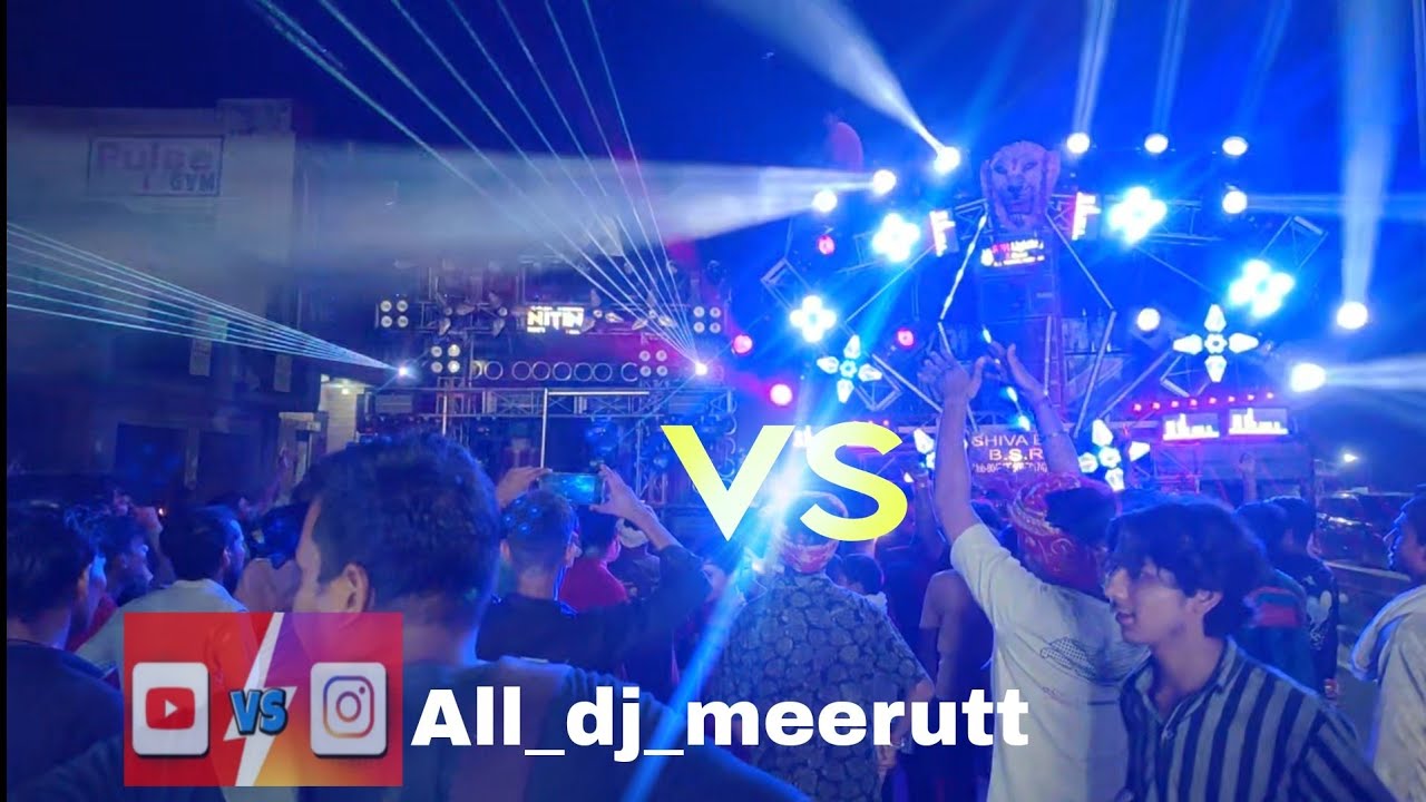 Dj dhadkan meerut vs dj shiva star bsr || kalka mata ji Jyot #competition_mix @Alldjmeerutt 