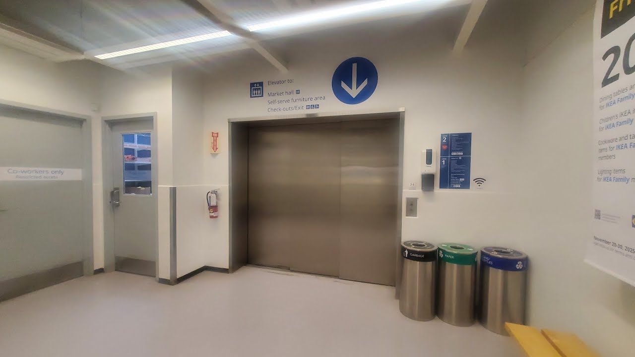 Giant Unknown Hydraulic Elevator @ IKEA - Calgary AB
