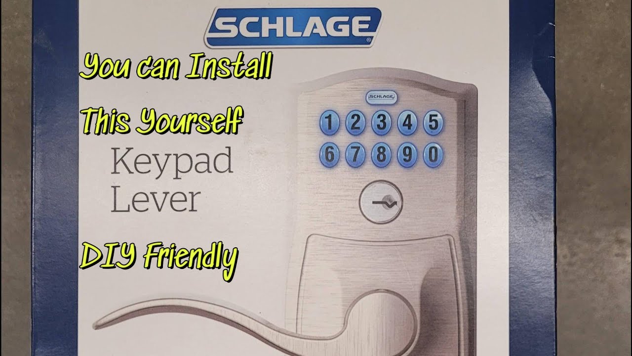 Schlage Keypad Doorknob Install - Simple DIY Home Upgrade | Handy KC