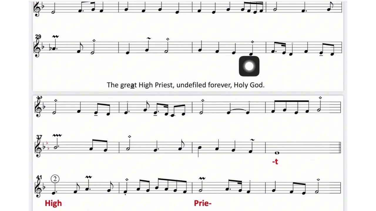 The Great High Priest (Part 1) | Weekend | Hymns Class | Lent
