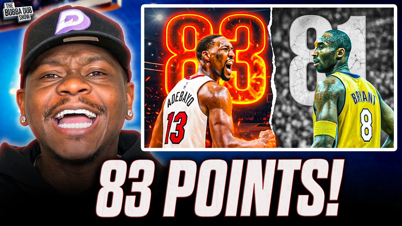 NBA made sure Bam Adebayo had a historic night with 83 points …  #bamadebayo #nbcsports 