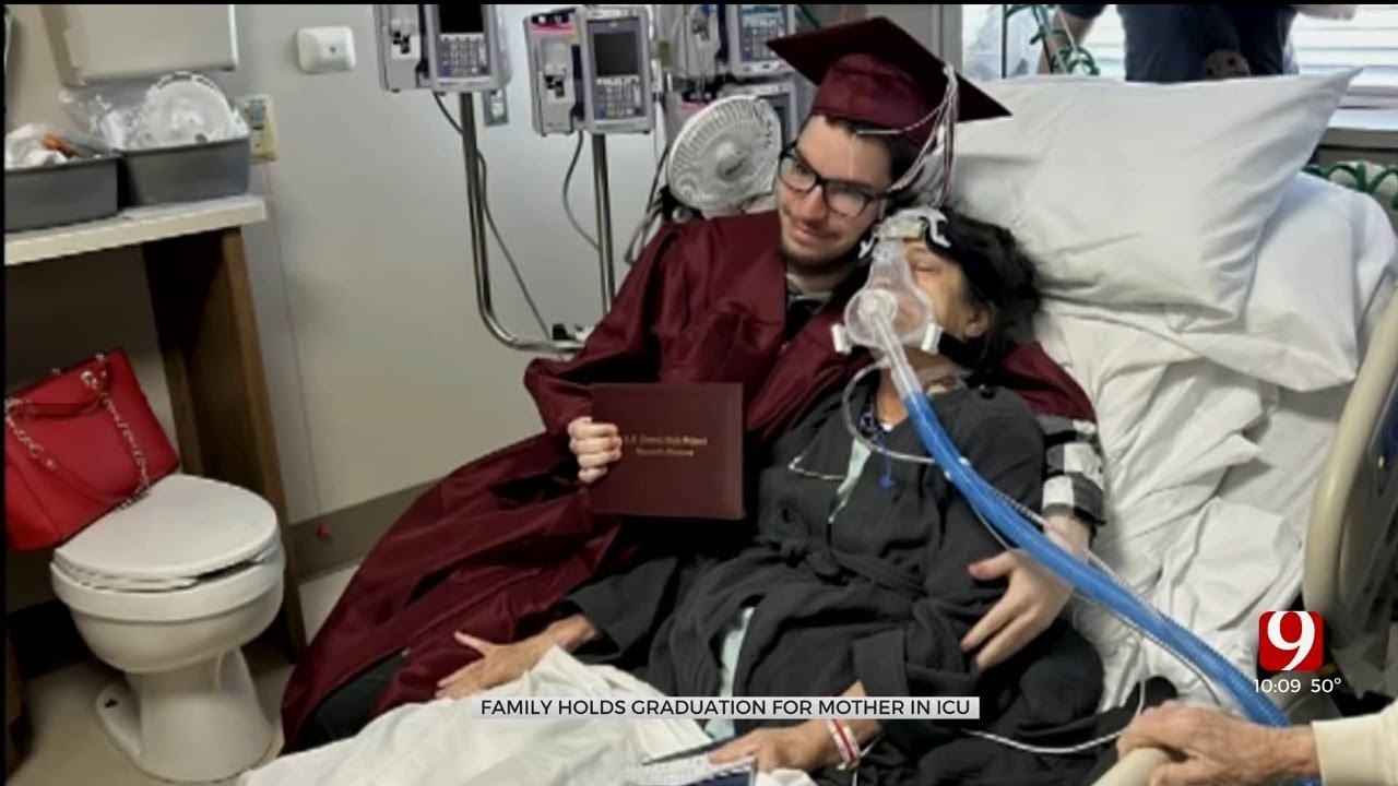 Blanchard High School Brings Senior’s Graduation To His Mom At Hospital